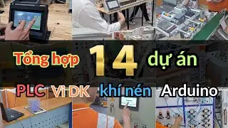 Nhìn lại một năm nỗ lực và cố gắng với nhiều mô hình dự án sáng tạo #plc #project #pic16f887