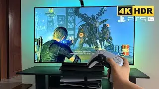 Resident Evil 4 Remake PS5 Pro Gameplay With LG Oled C4 (4K 120FPS HDR) | Govee TV Backlight 3