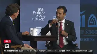 Vivek Ramaswamy Speaks with Tucker Carlson at the 2023 Family Leadership Summit