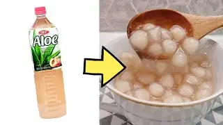 [ASMR] I made boba pearls from a drink