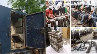 Ex-DSS officer, others paraded over bullion van robbery In Abia, N10m Recovered