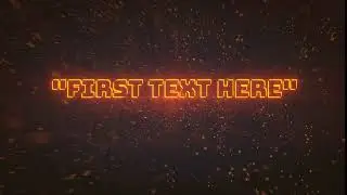 Fireworks Text And Logo Reveal