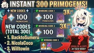 NEW 300 Primogems Redeem Codes! 🔥 | Genshin Impact Free Rewards | May 2026