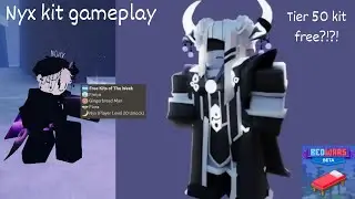Random Nyx kit Gameplay (Roblox Bedwars)
