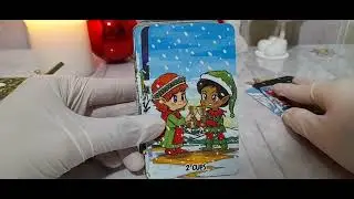 Обзор Таро. Winter magic tarot. X'mas elf tarot. Обзор таро на новый год. Часть 3.🪄🧊🌨🌨🌨🌨