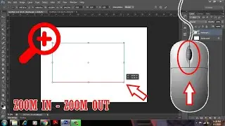 tutorial dasar photoshop | tekhnik zoom canvas dan object