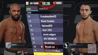 EA UFC 4 highlights fighting (ranked 18) player