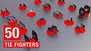 Star Wars:  50 Different Types of TIE Fighter Variants (Canon & Legends)