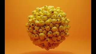 LEGO™ Heads animation #blender #blender3d #blenderanimation