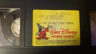 Closing to Les Aventures De Mickey (French VHS - 1990)