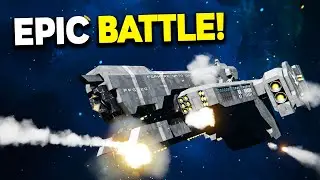 Multiplayer Space BATTLE! - Space Engineers Server LIVE
