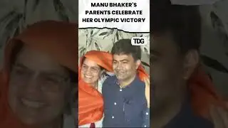 #watch| Parents of Manu Bhaker bask in her Olympic glory #viral #shorts