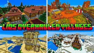 🏠 ТОПОВЫЙ МОД НА НОВЫЕ ДЕРЕВНИ В МАЙНКРАФТ | ОБЗОР МОДА MINECRAFT Lios Overhauled Villages