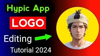 Hypic Photo Editor: Logo Editing Tutorial || Hypic App me Logo Design Kaise Kare?