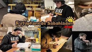 I stayed up all night at the library! ☀️ YKS 2026 Vlog 📚 ~ My Study Diary ~ pilot2026yks 🛬