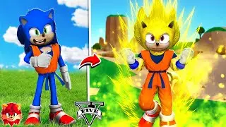 Mejorando a GOKU SONIC LA PELICULA en GTA 5 !! (Sonic Movie mod)