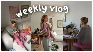 WEEKLY VLOG - Work Life Balance finden, Produktiv sein & Pausen machen, Bücher Update & Kochen