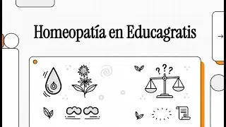 Homeopatía en Educagratis