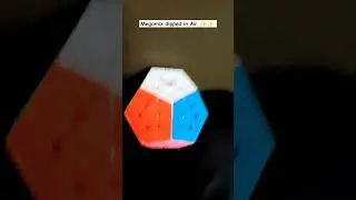 megaminx dipped in air ✨ #trending #fyp #cubing