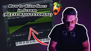 How I draw oscilators and LFO lines in Serum while making REESE BASS.