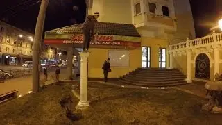 АДСКИЙ НИНДЗЯ ДРОП НА САМОКАТЕ