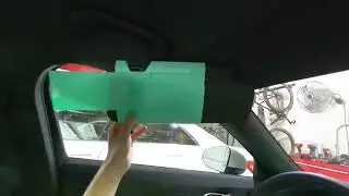 Polestar 2 sliding visor extension
