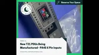 New T21 PDUs Being Manufactured - PA45 6 Pin Inputs