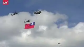 Fliegerstaffel und mehr zu Taiwans Nationalfeiertag