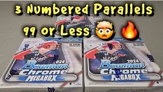 HOT New Release 🔥 2024 Bowman Chrome Mega Box. Green Auto /99. Yellow /99. Gold /50 Baseball Megabox