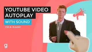 How To: YouTube Video Autoplay With Sound | EASY