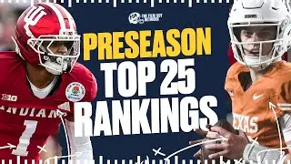 College Football's Preseason Top-25 Rankings From The Film Guy