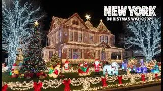 BEST Rockaway Beach Queens NYC Christmas Decorations & Yard Displays 2025 New York City Christmas 4K