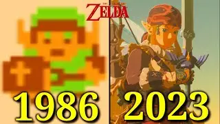 Evolution of The Legend of Zelda Games 1986-2023