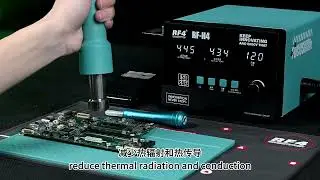 RF4 Hot air gun RF-H4 cold air mode  Dual use,  mobile phone BGA heat dissipation effect barre 