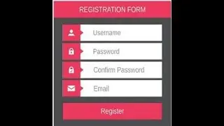 How to Create Registration Form with CSS, php & MySQL || First Part