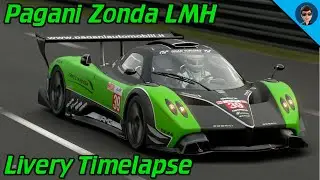 What If Pagani Made a Le Mans Hypercar? | Pagani Zonda LMH | GT Sport Livery Timelapse