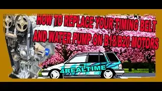 How to install B series in EF Civic Chassis Part 4 | Install water pump and Timing belt in 10 min!