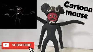 Cartoon Mouse (Trevor Henderson) en plastilina sculpting