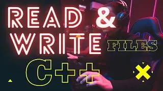 Read and Write File in C++ | File Handling in C++ Lecture with Example Program