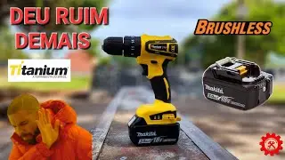 BOA OU RUIM??? PARAFUSADEIRA TITANIUM BRUSHLESS 21V