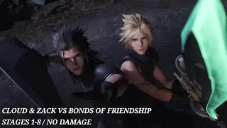 FF7 REBIRTH - CLOUD & ZACK VS BONDS OF FRIENDSHIP [ STAGES 1-8 / NO DAMAGE ]