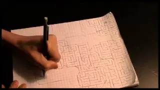 Hand Drawing a Maze [Timelapse]