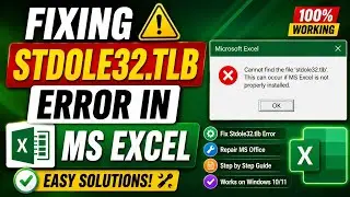 Fixing Stdole32.tlb Error in MS Excel | Easy Solutions! 🔧📊