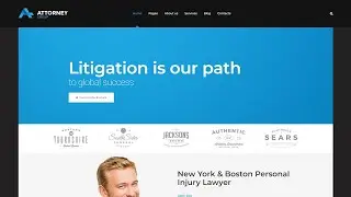 Law Firm WordPress theme by RockThemes Website Template - 64662