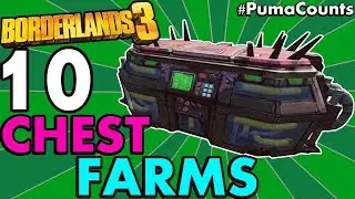 10 BEST LOOT CHEST RUNS/FARMS FOR BORDERLANDS 3 (Best Chest Farming Locations No DLC) #PumaCounts