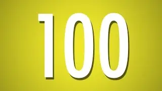 100 Second Countdown Timer - Yellow Background