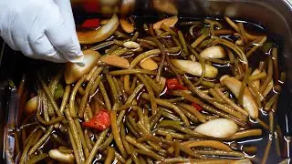 별미 고구마 줄기 장아찌 3일만에 끓이지 않고 완성하는 법