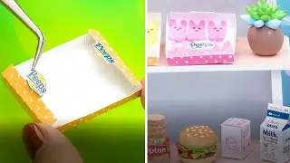 DIY Mini Bunny Candy For Barbie | MINIATURE IDEAS FOR DOLLHOUSE | 