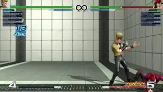 Benimaru 50% 1 bar corner & 46% mid screen combo