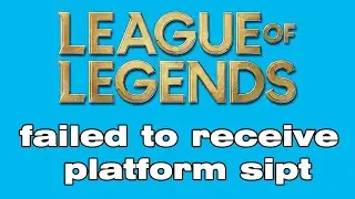 League of Legends failed to receive platform sipt, vcruntime140 1 dll download